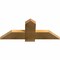 Ekena Millwork Eugene Rough Sawn Timber Gable Bracket, Western Red Cedar, 36"W x 15"H x 2"D x 6"F, 10/12 Pitch GBW036X15X0206EUG00RWR - alternate 5